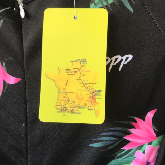 Flamingo Print Long Sleeve Cycling Triathlon Skinsuit - Picture 7 of 13